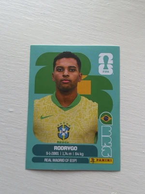 Rodrygo FIFA Panini sticker  - Säljer Rodrygo FIFA Panini sticker från detta VM 2026, en grym spelare🤍🇧🇷⚽️
