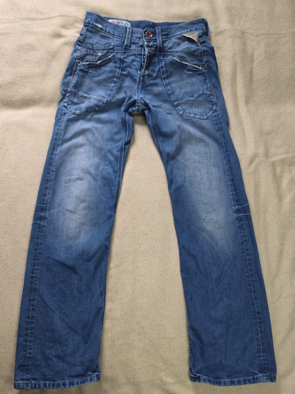 Replay jeans blå W28 L32 - 1