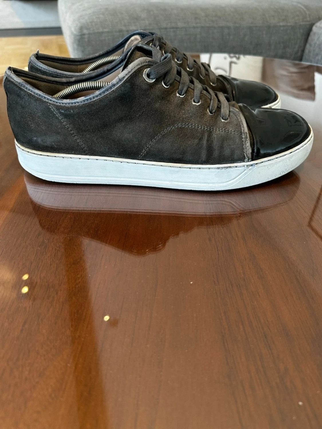 Lanvin cap toe grå DBB1 - 1