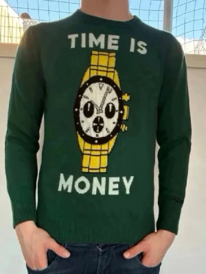 MC2 saint barth tröja  - Sällsynt MC2 saint barth tröja med texten ”TIME IS MONEY” och den är av material kashmir bland annat| storlek:L| pris:1299kr| skick: 9,8/10| hör av dig vid minsta lilla fundering eller fråga| 
