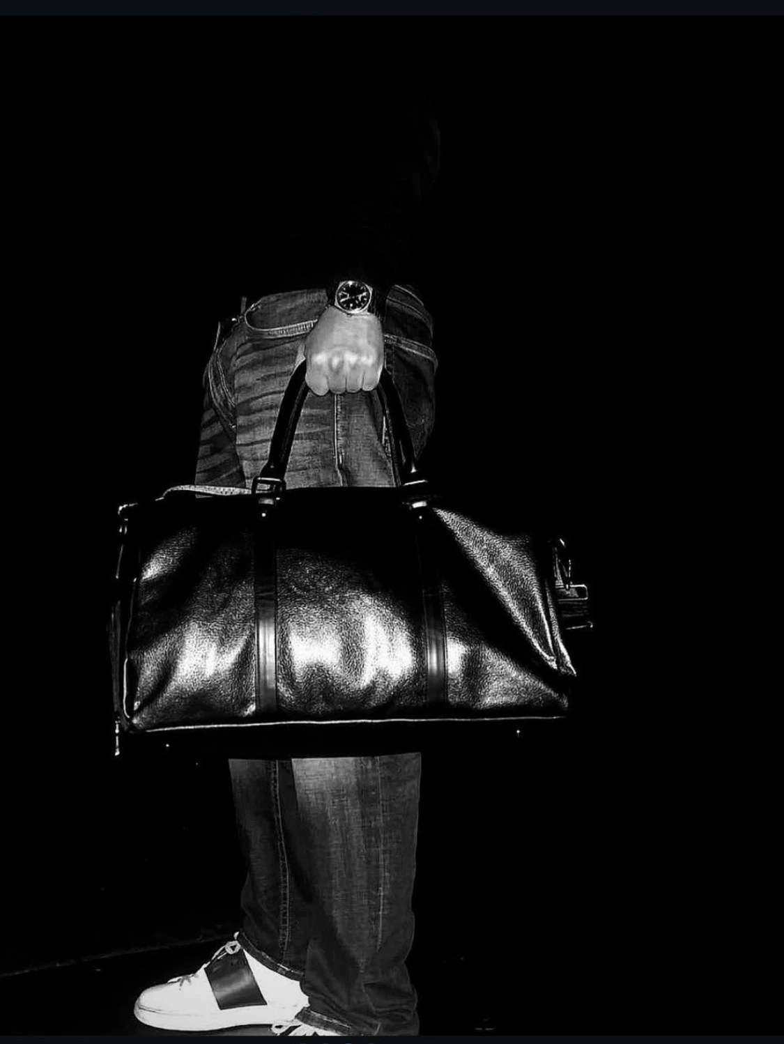 Classic black duffel bag ”HELT NY” - 2