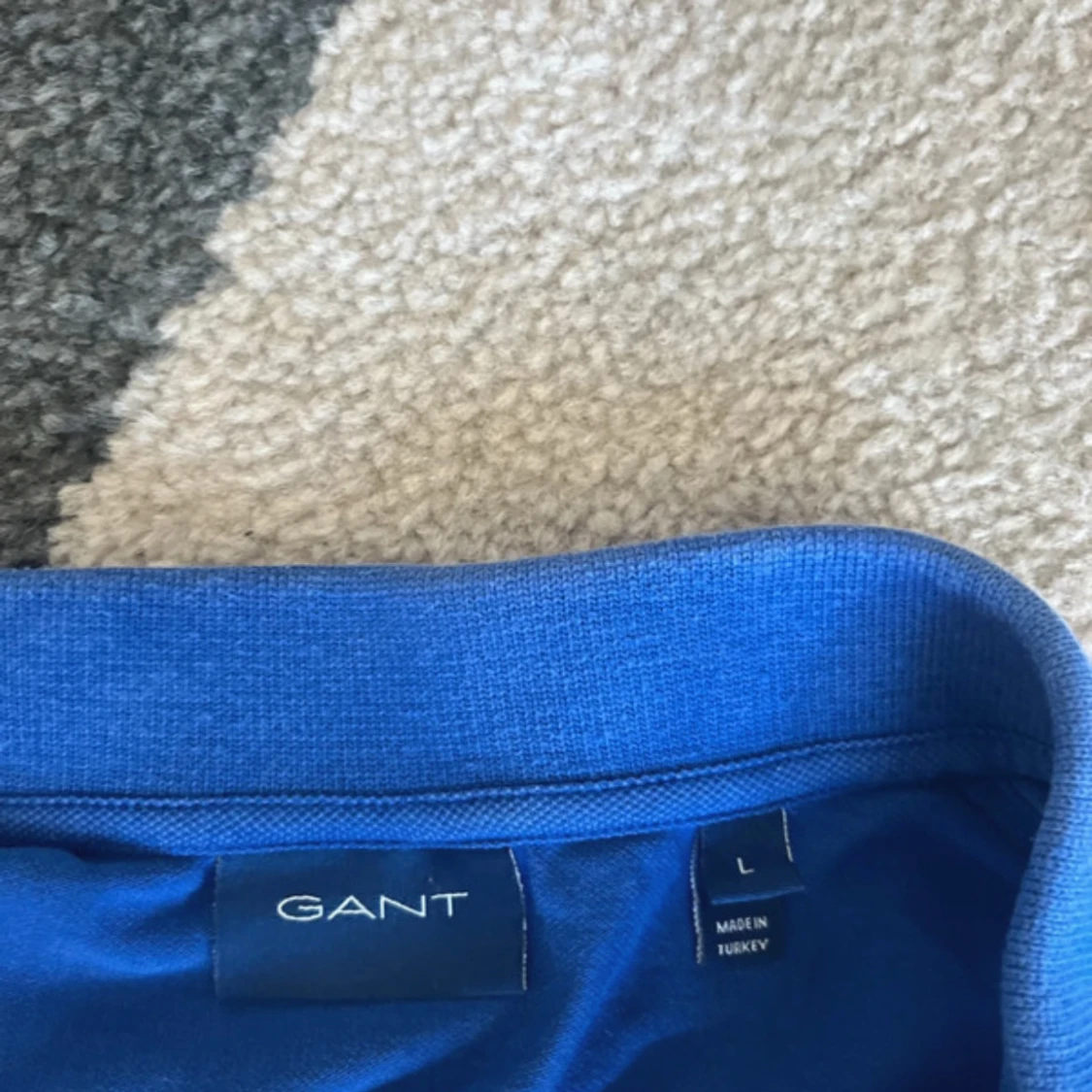 Blå pikétröja från GANT - 2