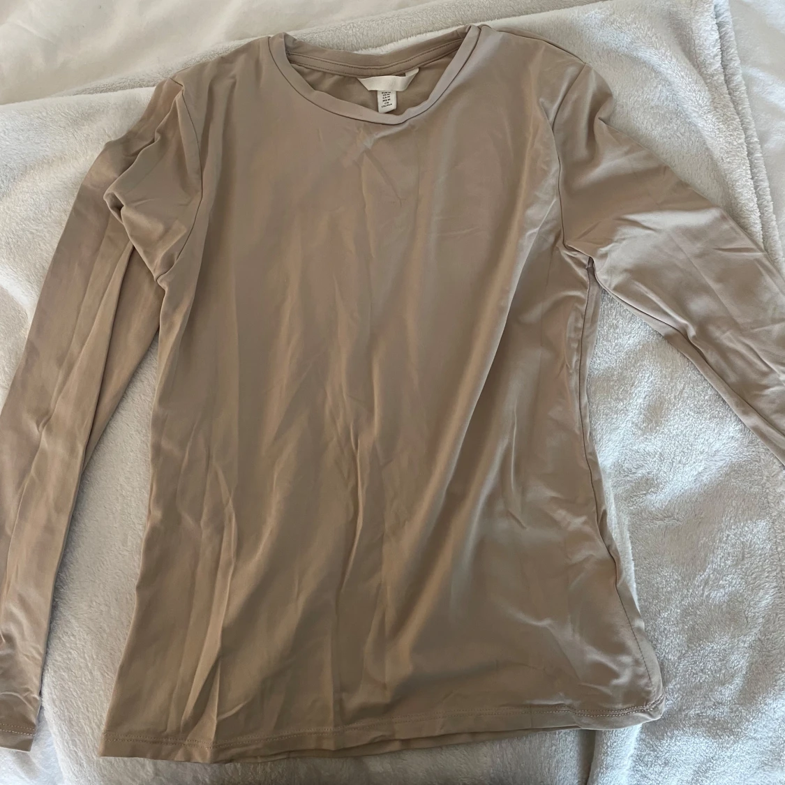 Beige långärmad topp från H&M - 1