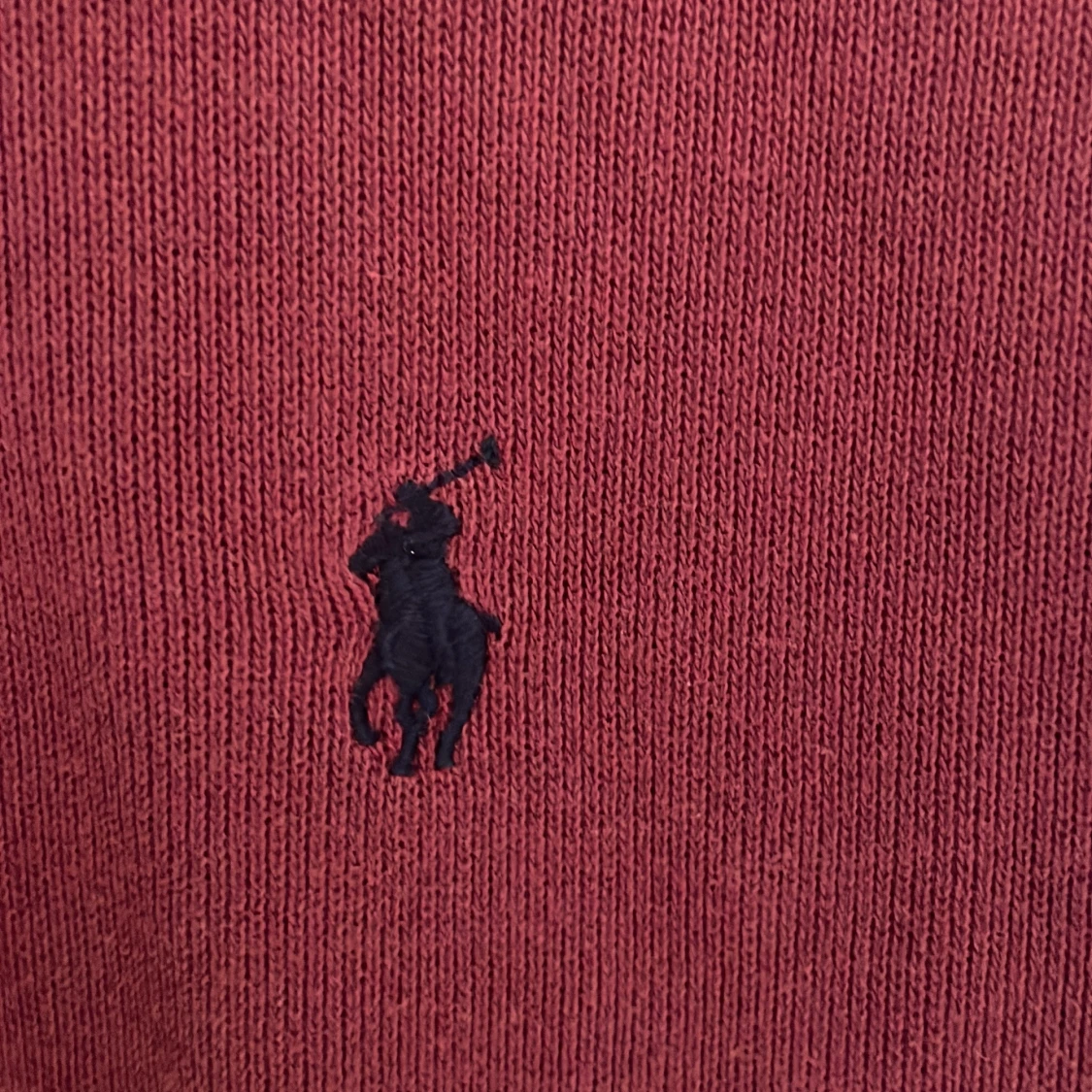 Snygg vinröd halfzip från Ralph Lauren - 3
