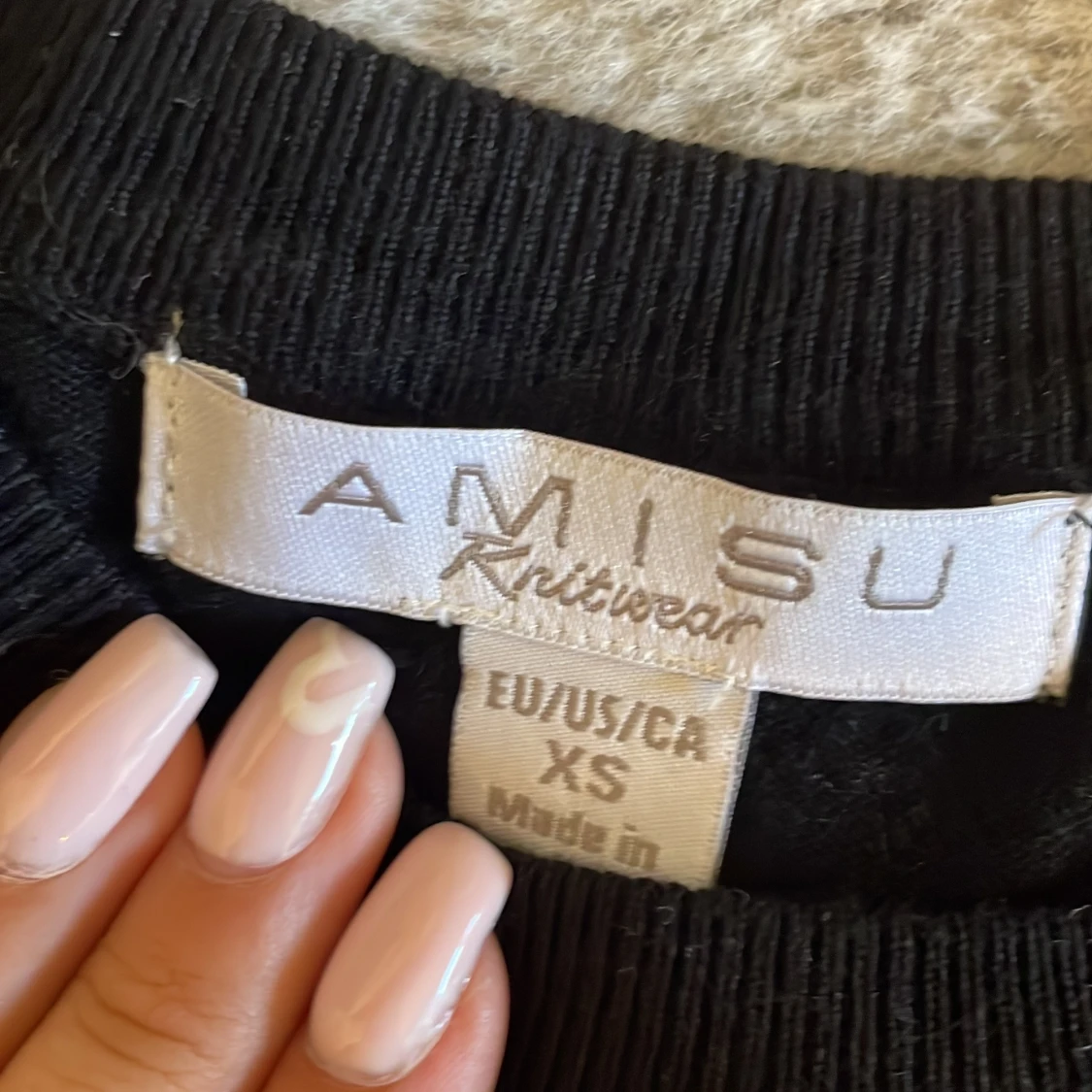 Svart stickad tröja från newyorker/AMISU - 1