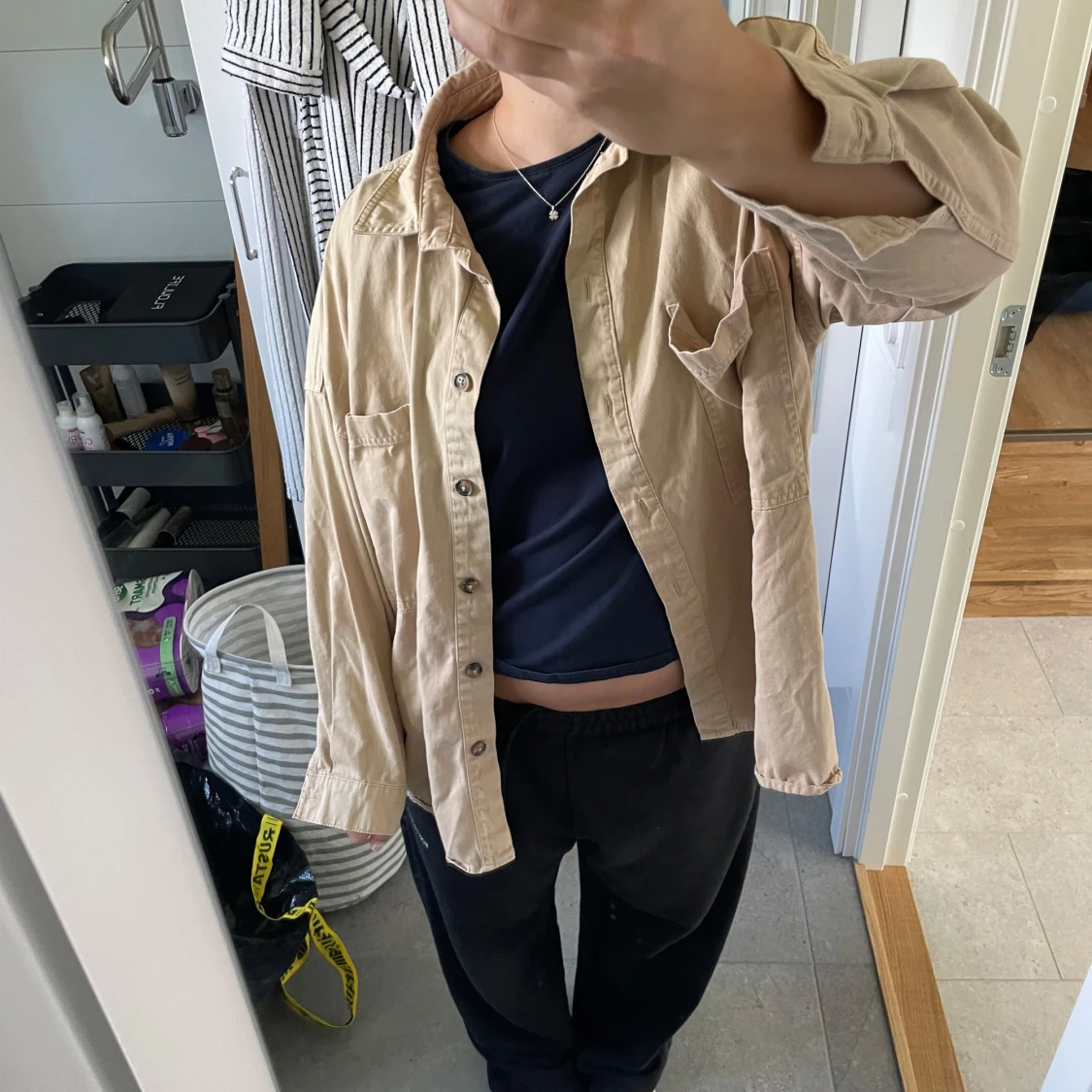 Beige overshirt från 157