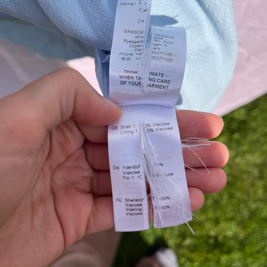 Ljusblå klänning från Samsøe Samsøe - 3