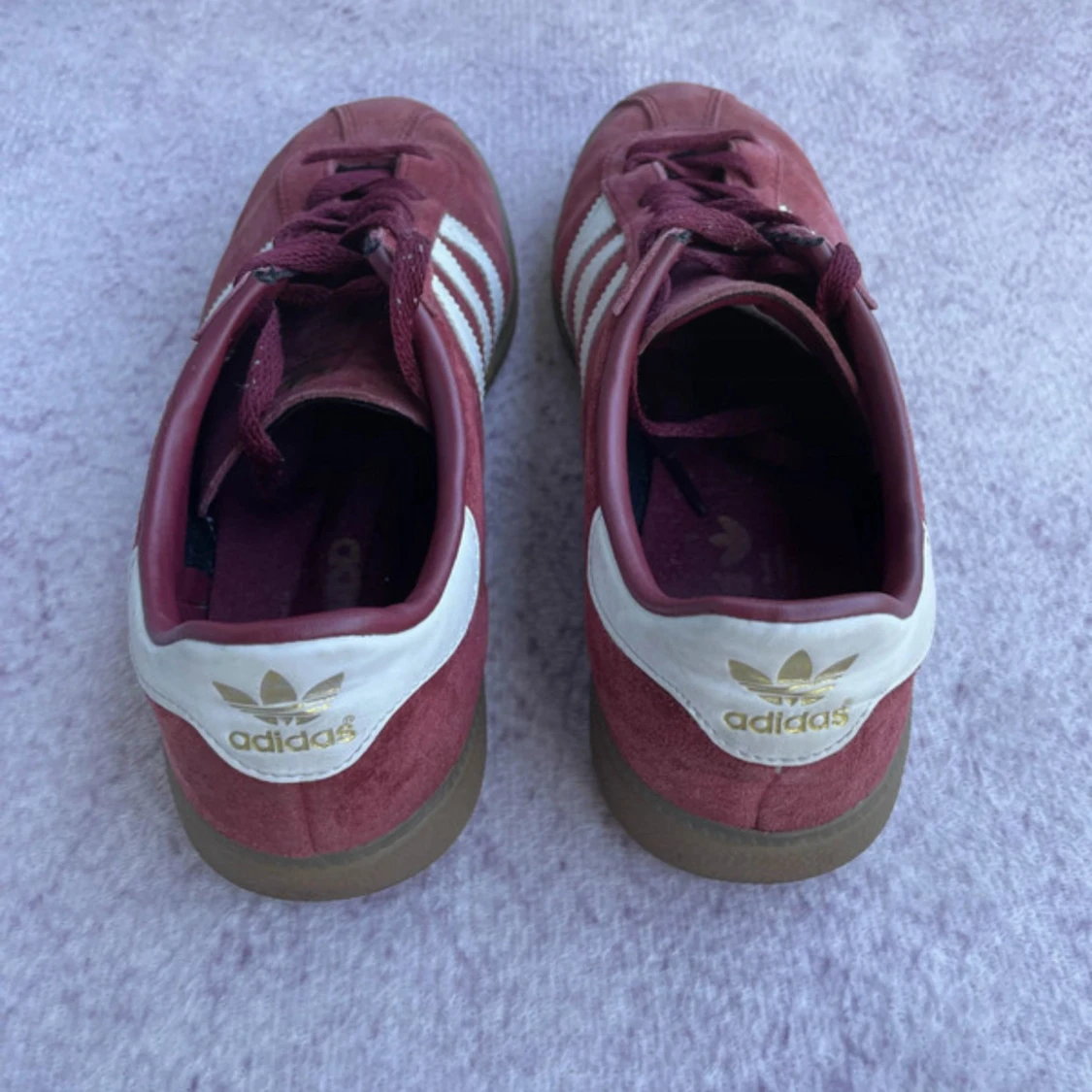 Adidas München vinröda sneakers - 4