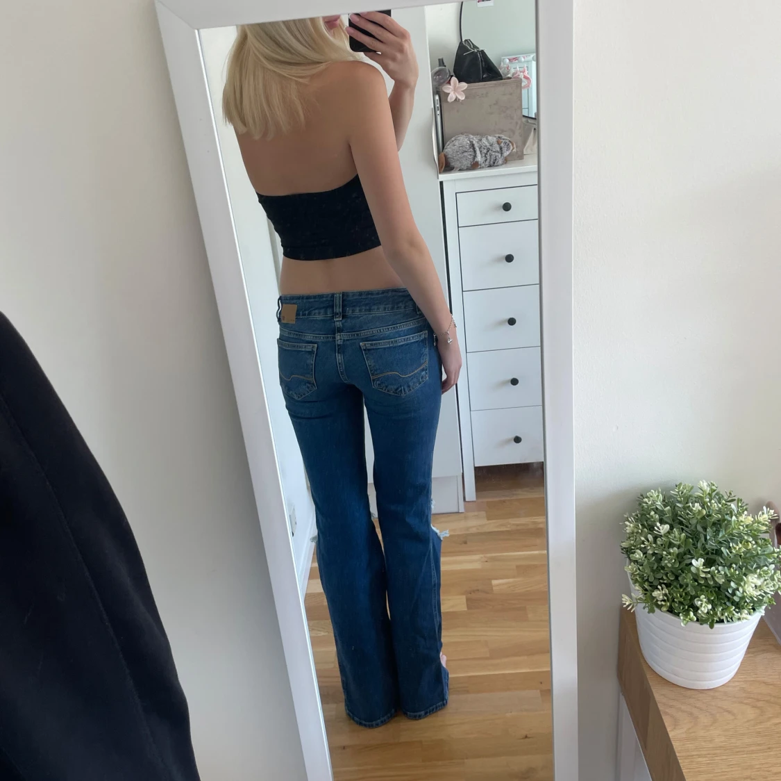 Lågmidjade jeans - 4