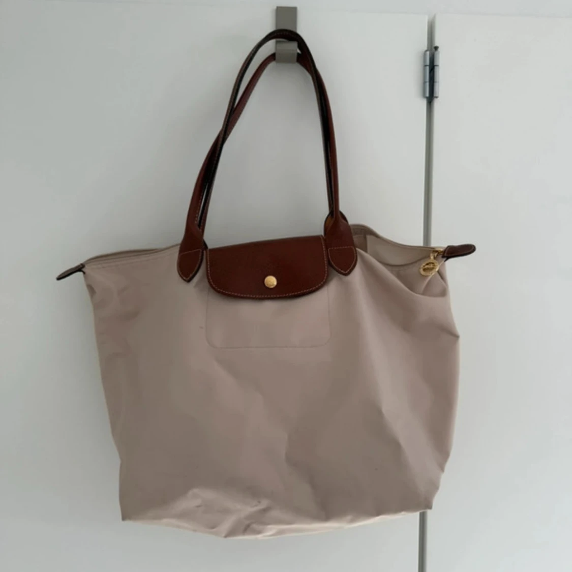 Beige shoppingväska från Longchamp