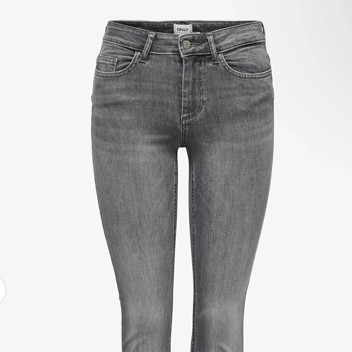 Grå bootcut jeans från ONLY
