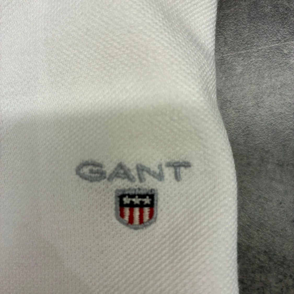 Vit pikétröja från GANT - 3