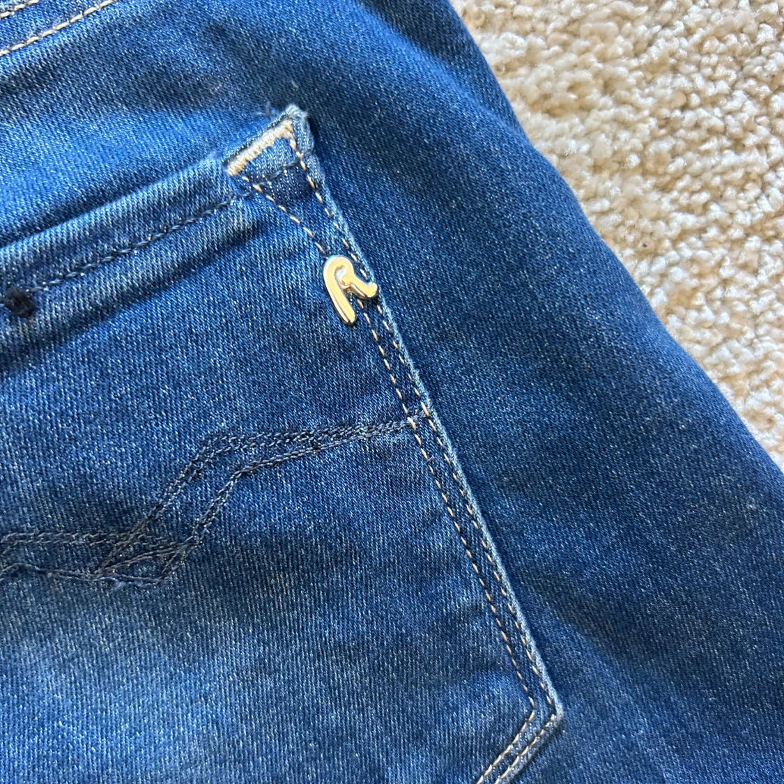 Blå Replay New Luz bootcut jeans - 2