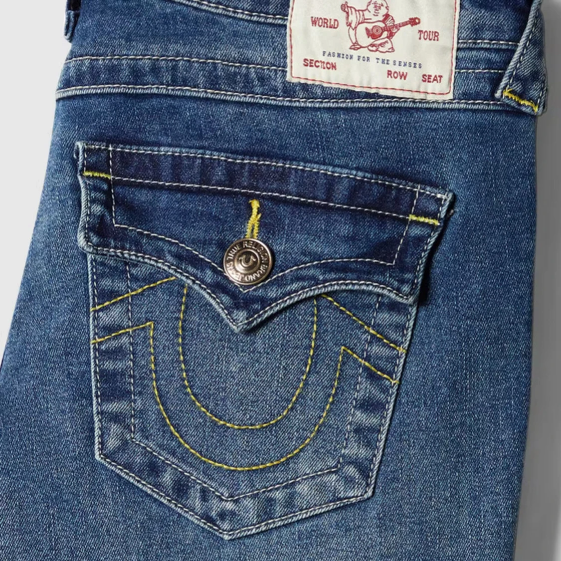 True Religion blå bootcut jeans - 3