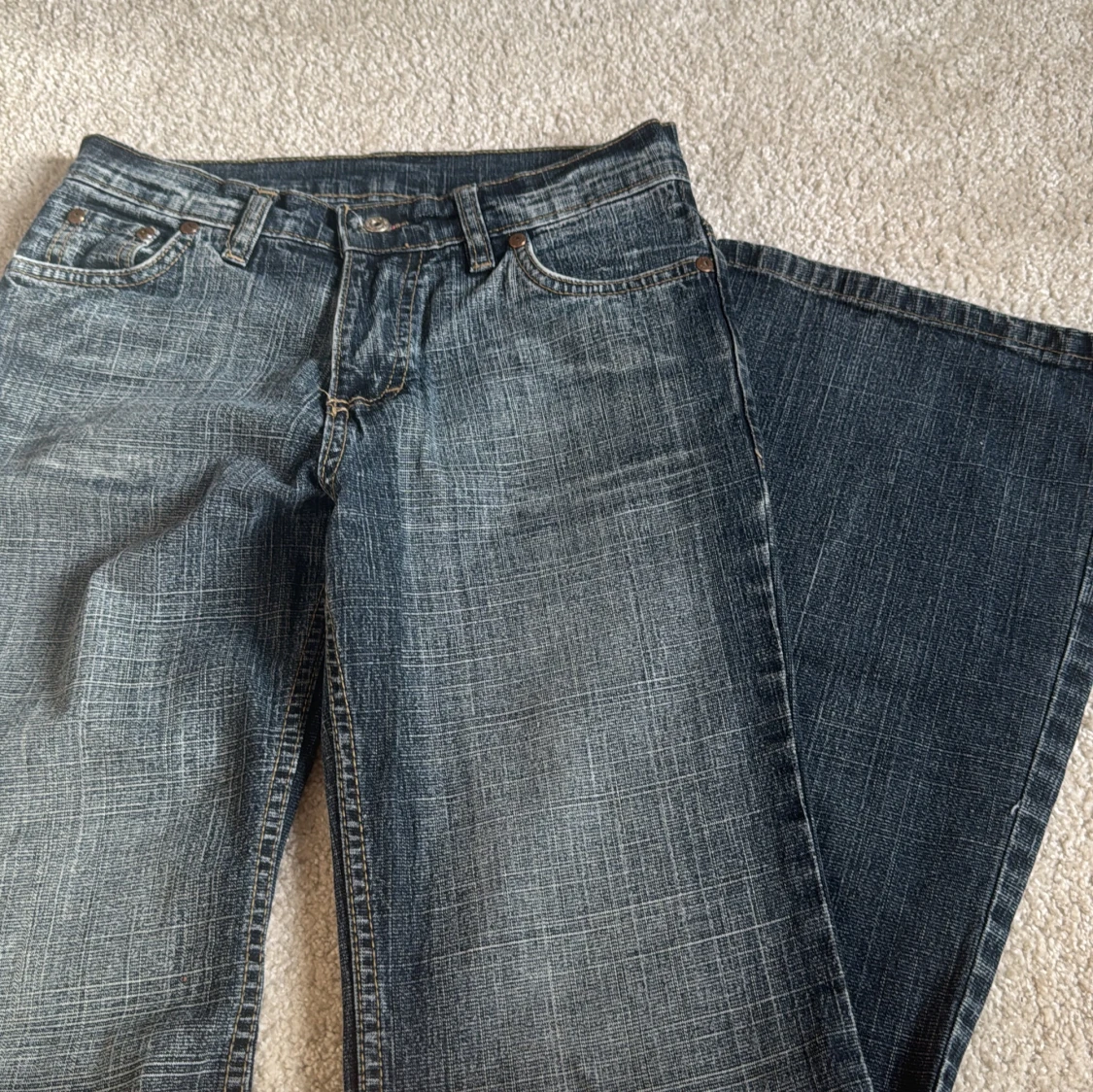 Replay bootcut jeans med broderad logga - 1