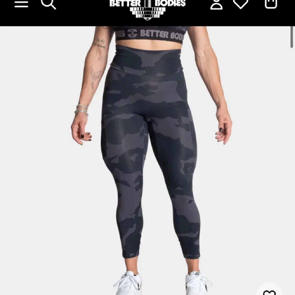 Camouflage leggings från Better Bodies - 1