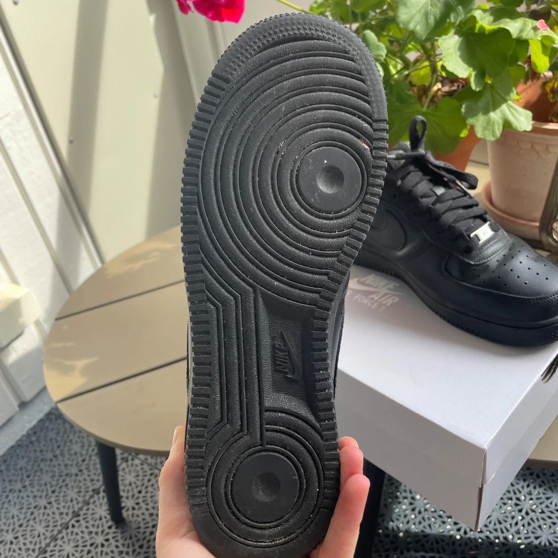 Svarta Nike Air Force 1 sneakers - 3