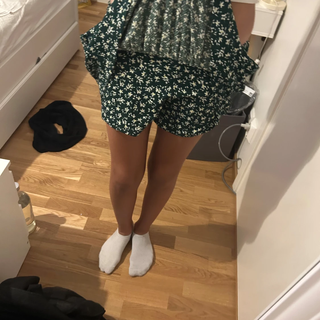 Grön blommig kjol från Zara - 2