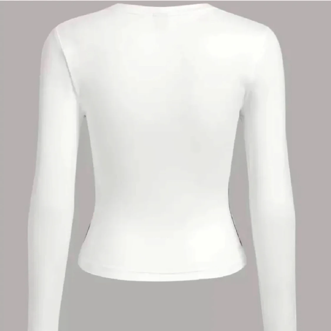 Vit mesh topp med optisk print - 1