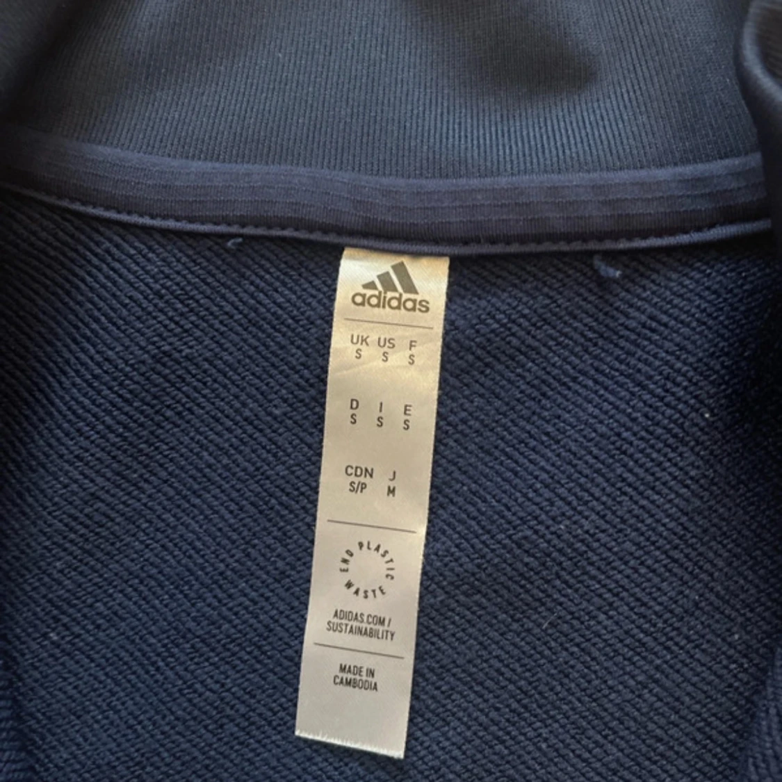 Ajax x Adidas blå långärmad träningströja - 2