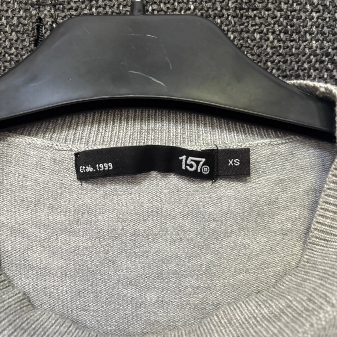 Ljusgrå stickad topp  - 2