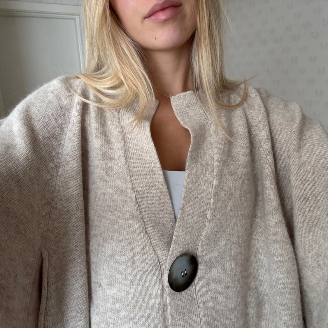 Beige kofta / poncho - 4