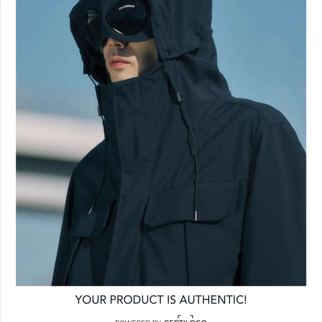 Blå sweatshirt från C.P. Company - 4