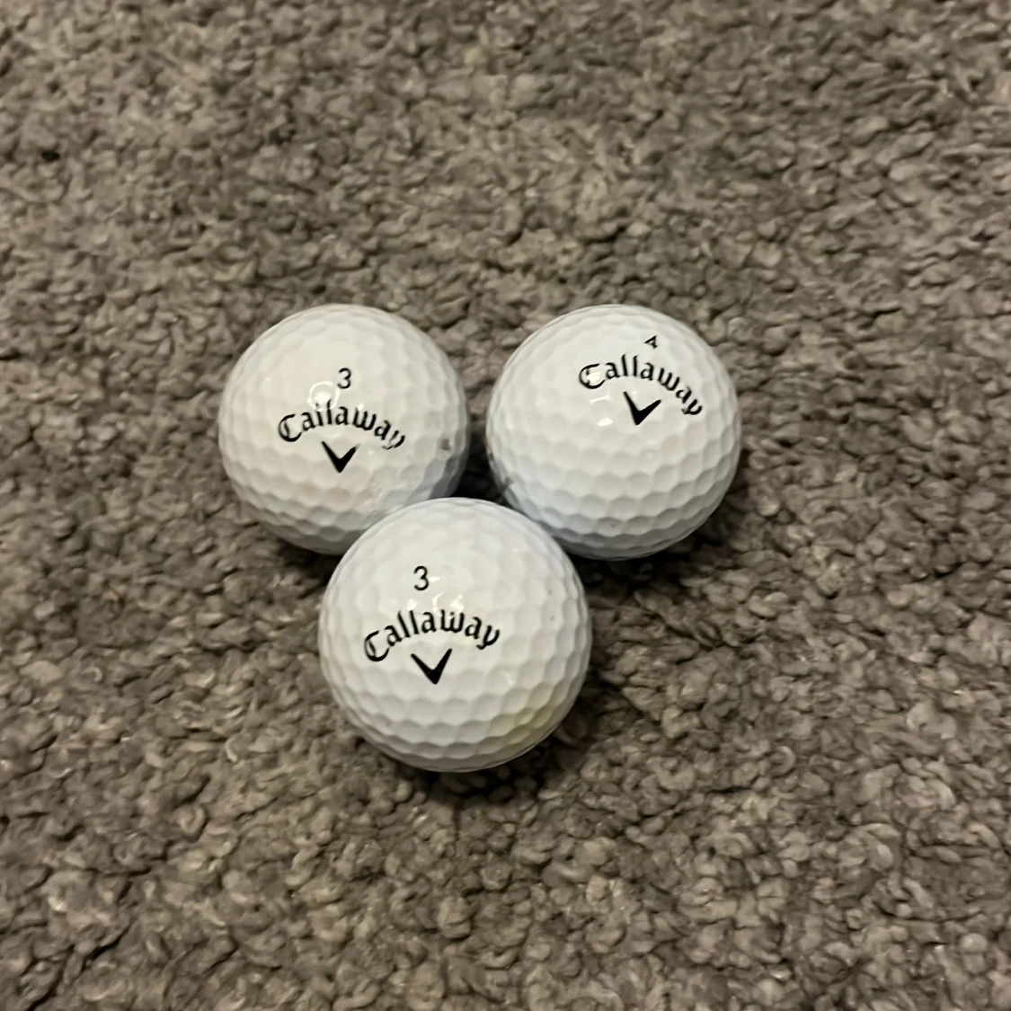 Begagnande Callaway bollar!