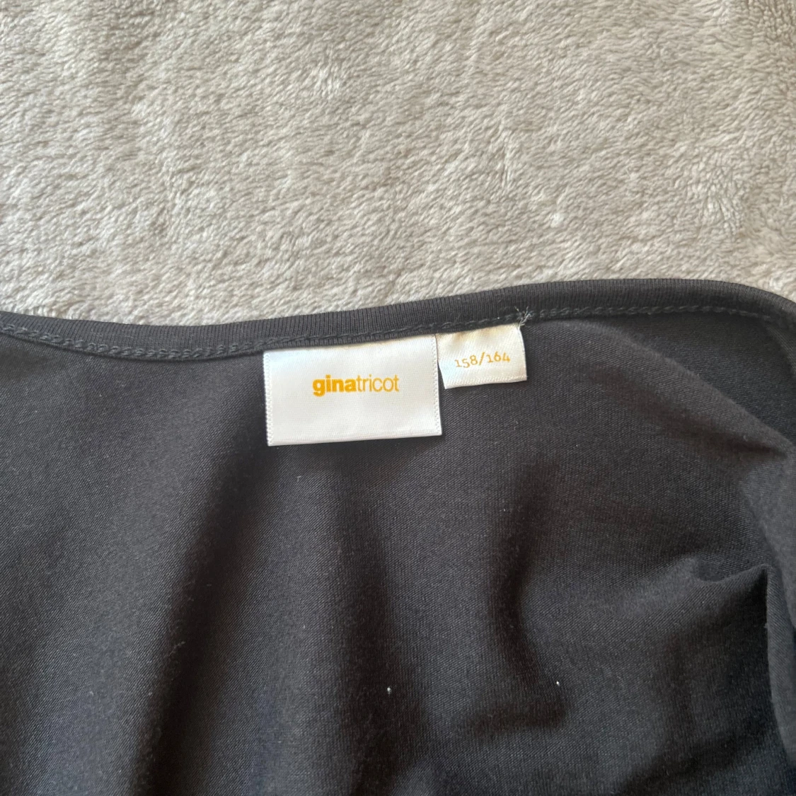 Svart långärmad topp Gina Tricot - 2