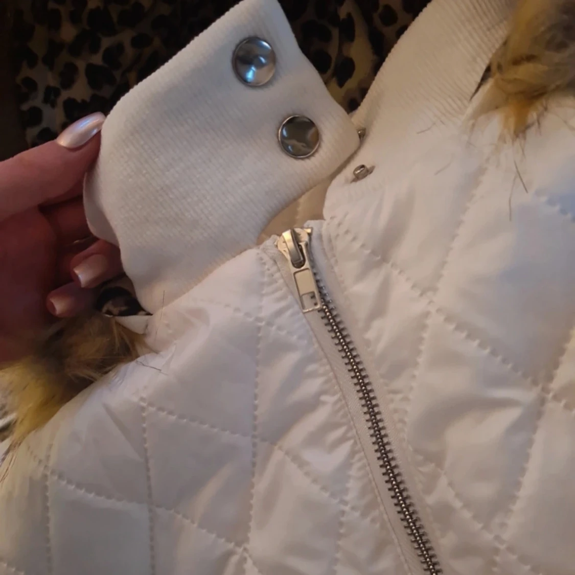vit pufferjacka - 2