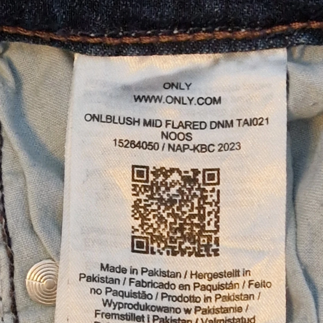 Mörkblå Midwaist Bootcut Jeans  - 2