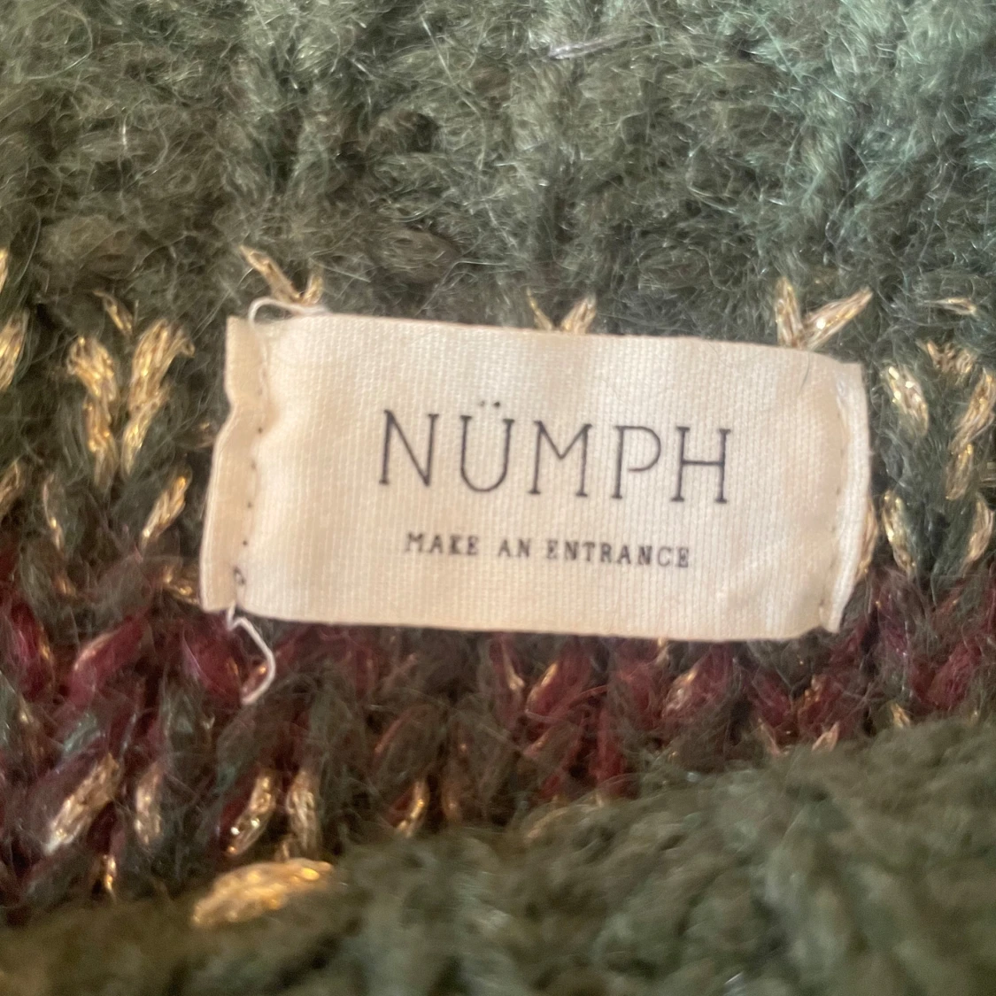 Randig stickad tröja från Nümph XS - 3