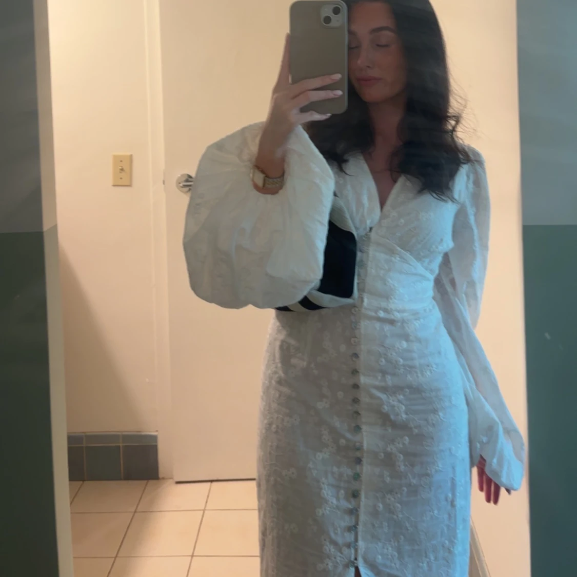 Vit klänning från adoore🩷 - 1