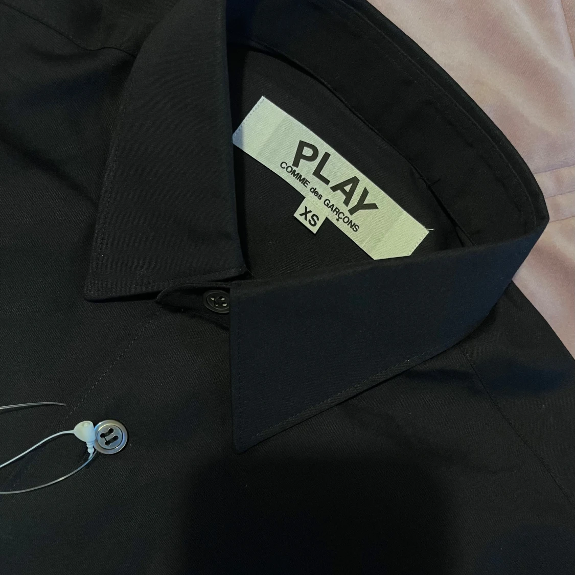 Comme des Garçons PLAY, Svart skjorta XS - 2