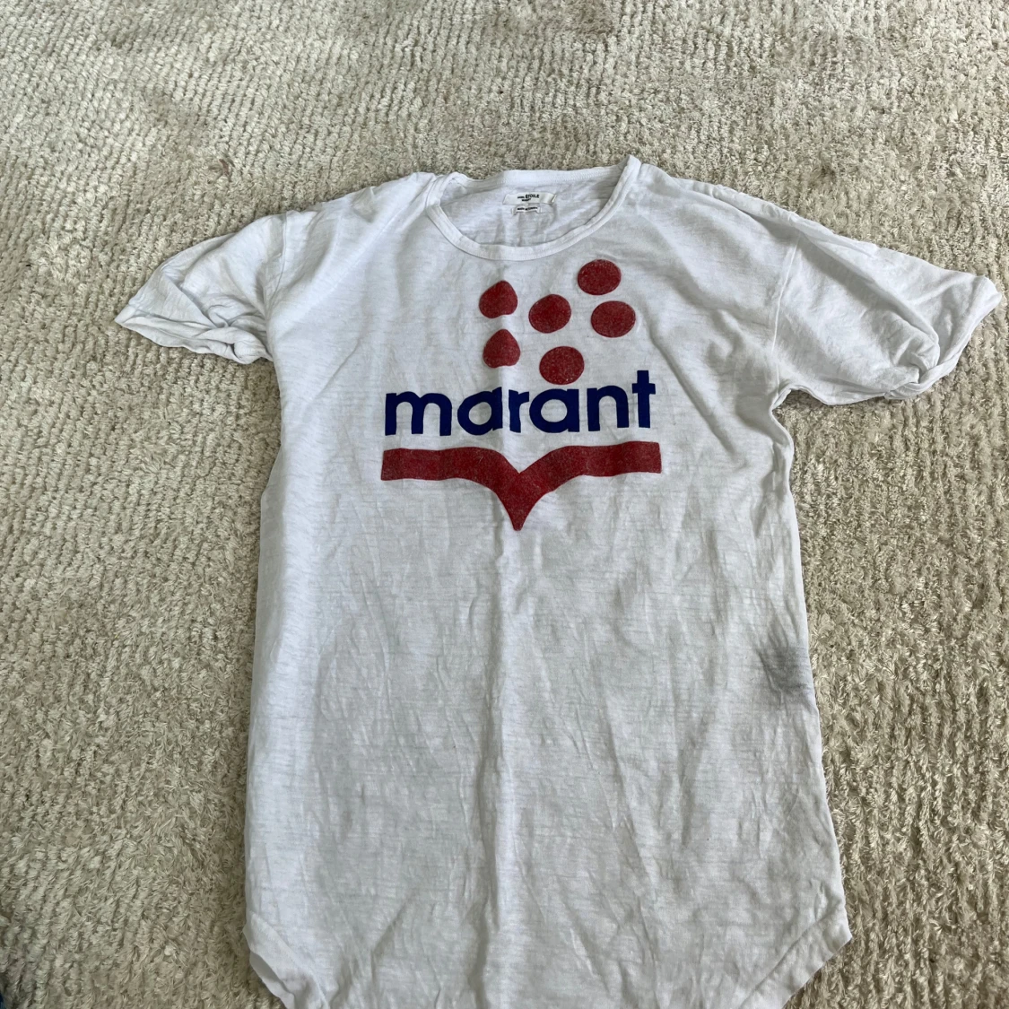 Vit t-shirt från Isabel Marant
