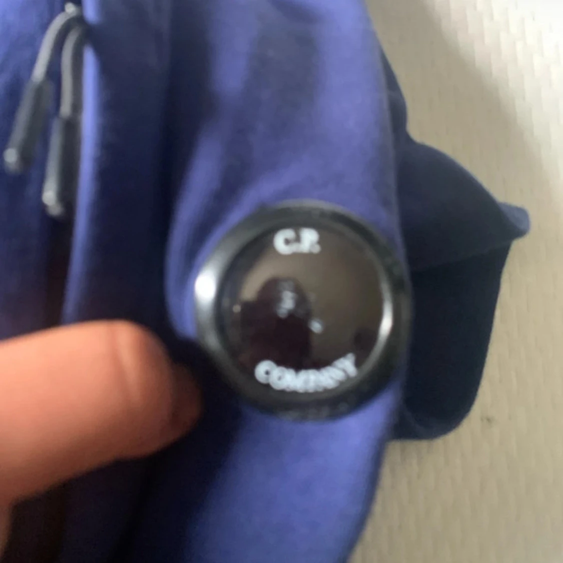 Blå half zip tröja från C.P. Company - 1