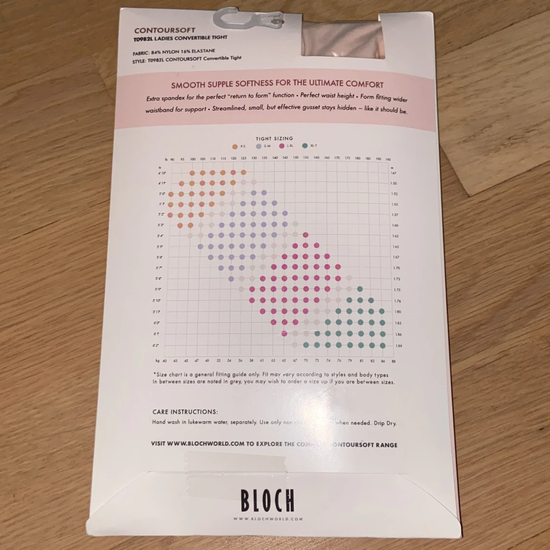 Bloch Contoursoft balettstrumpbyxor - 1