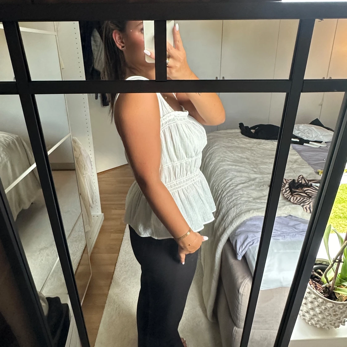 Vit volang topp  - 1