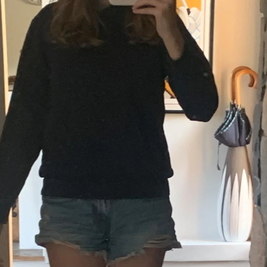 Mörkblå hoodie från Peak Performance - 1