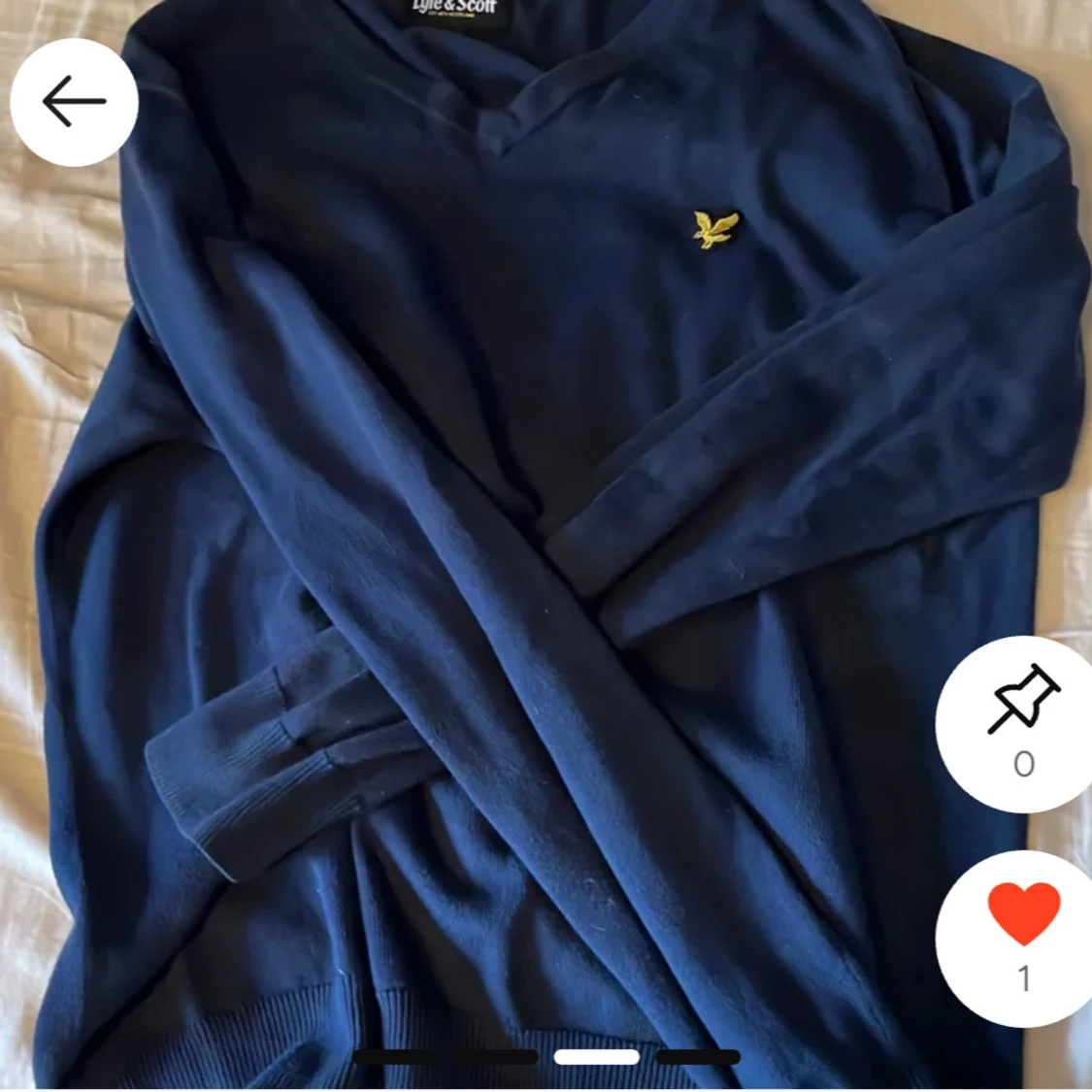 Mörkblå tröja från Lyle & Scott - 1
