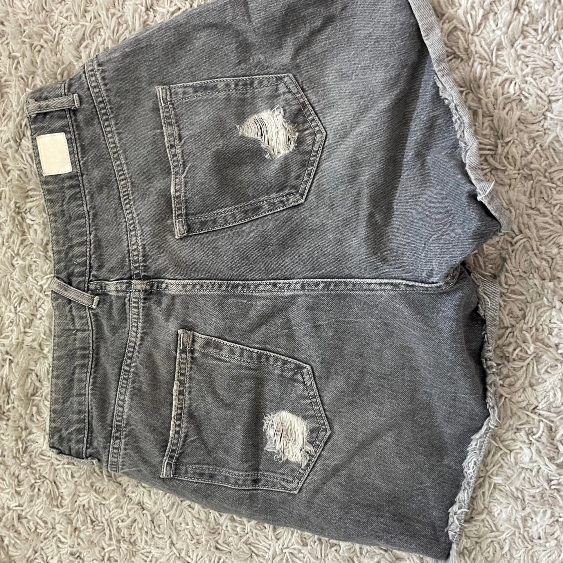 Grå jeansshorts Zara - 1