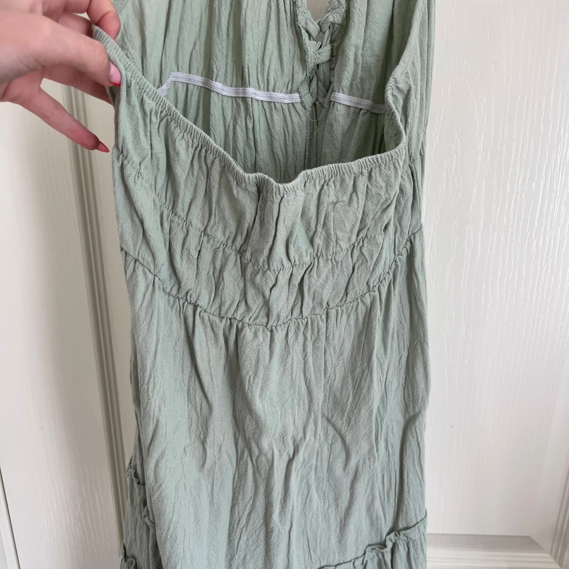 Ljusgrön klänning - 1