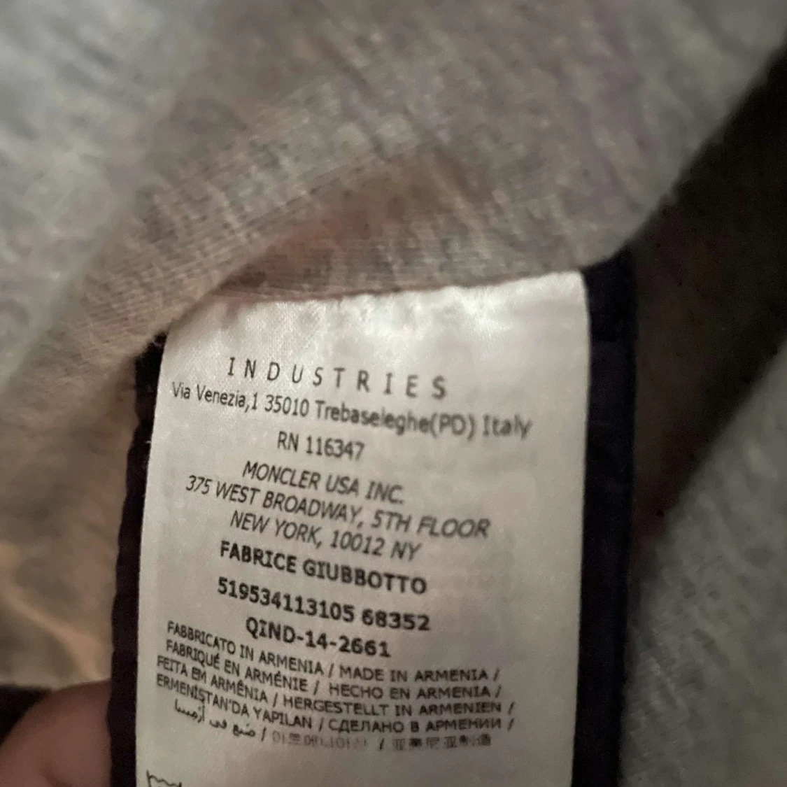 Mörkblå windbreaker från Moncler - 3