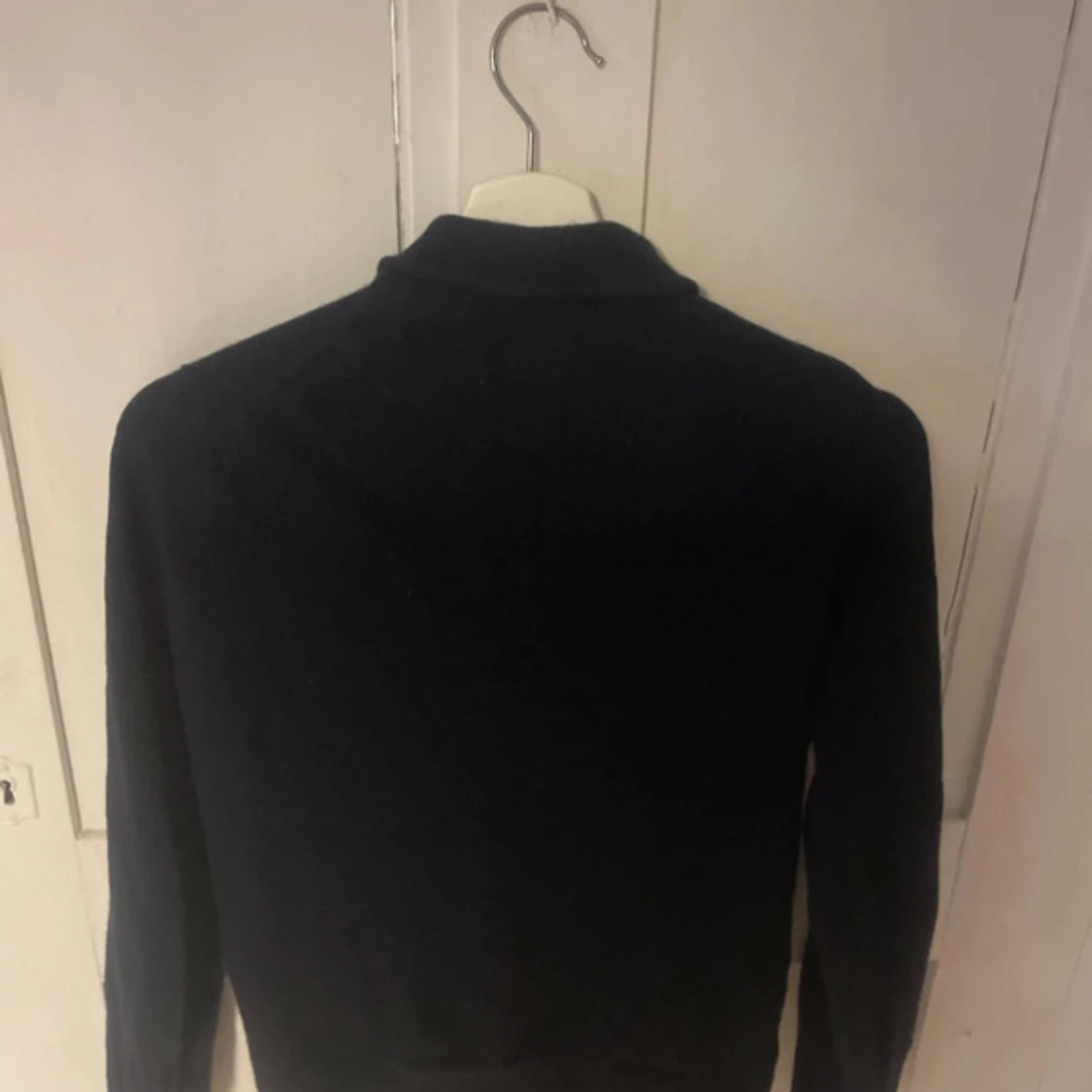 Svart ullkofta från GANT med dragkedja - 2