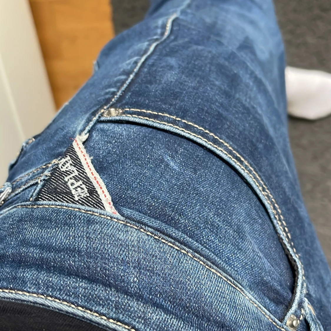 Blå Replay jeansbyxor skinny fit - 2