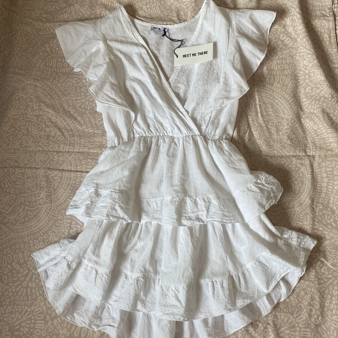vit sommarklänning  - 1
