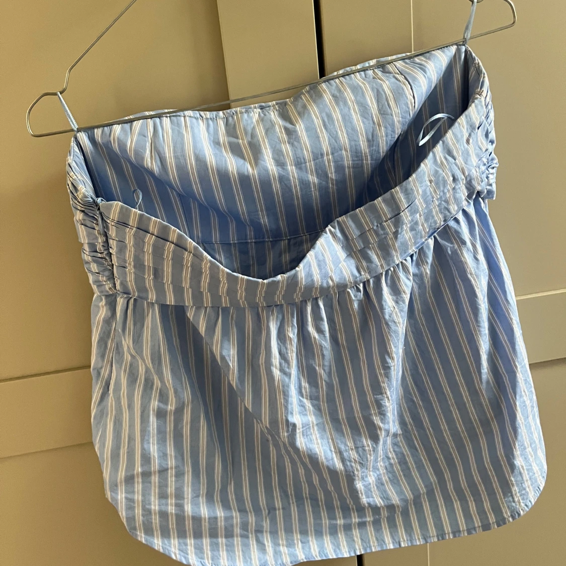 Blåvitrandig skjort - topp från zara - 2