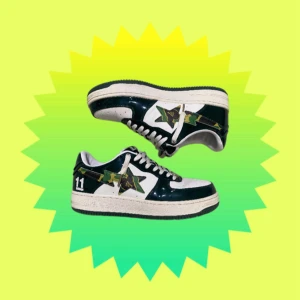 Green Camo Bapesta - Säljer mina Bape skor. Skick 9,5/10. Pris kan diskuteras 