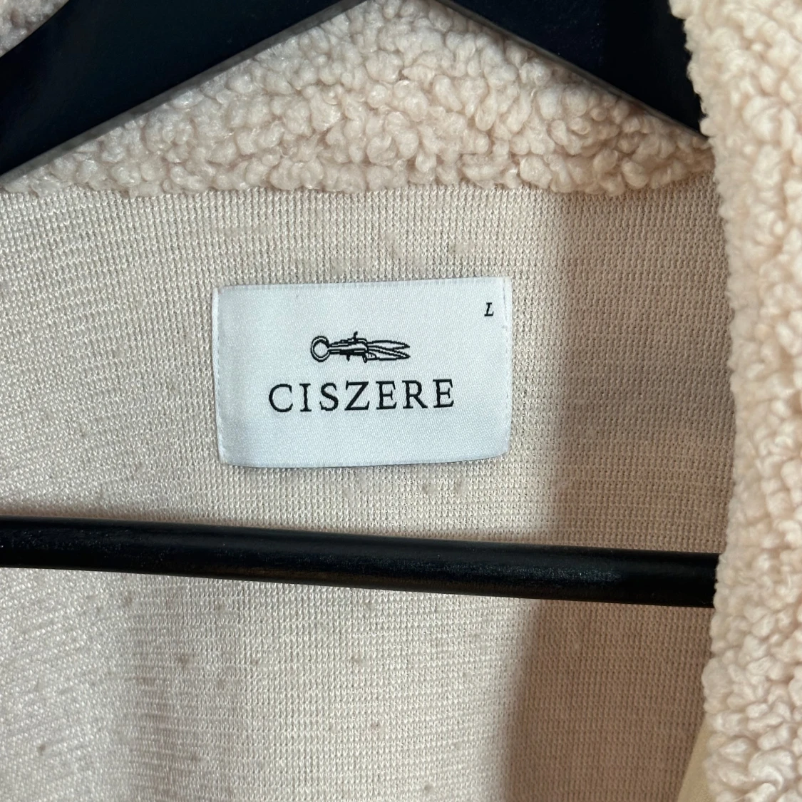 Beige Väst i teddy fleece material - 2