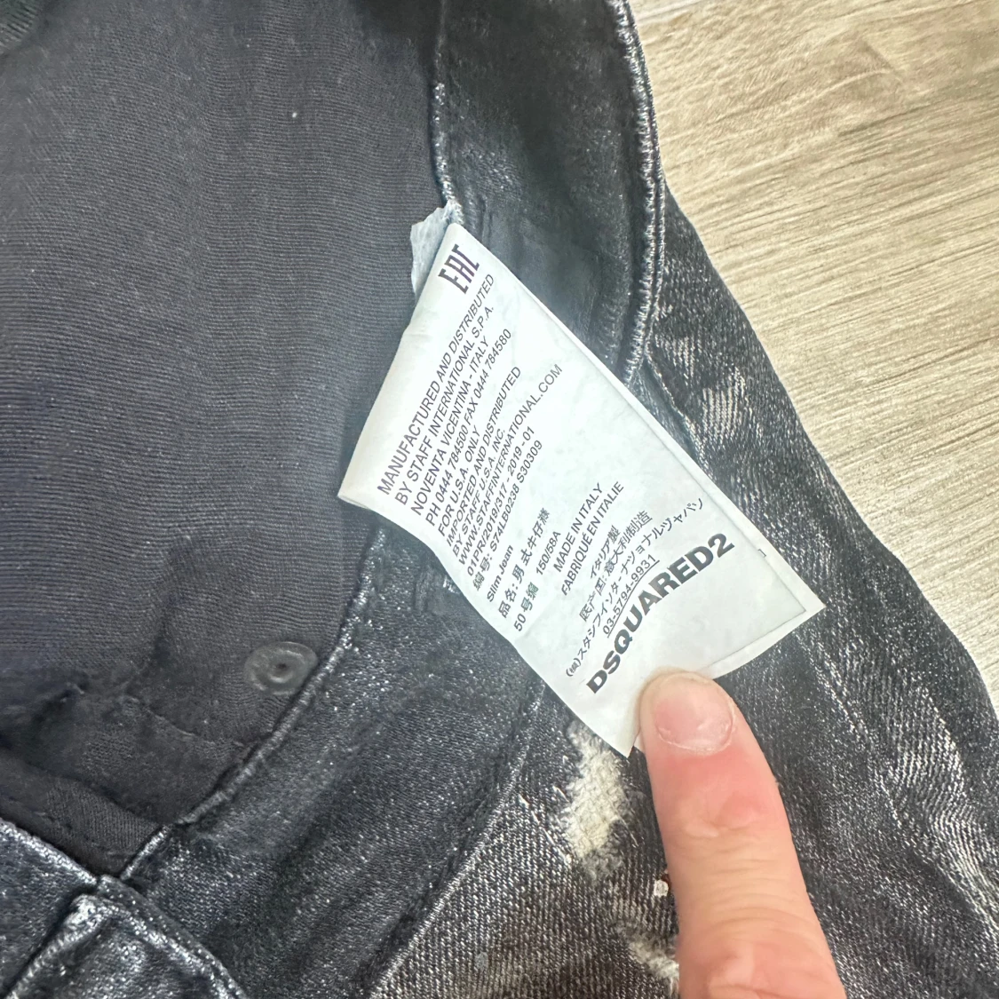 Svarta jeansshorts från Dsquared2 - 3